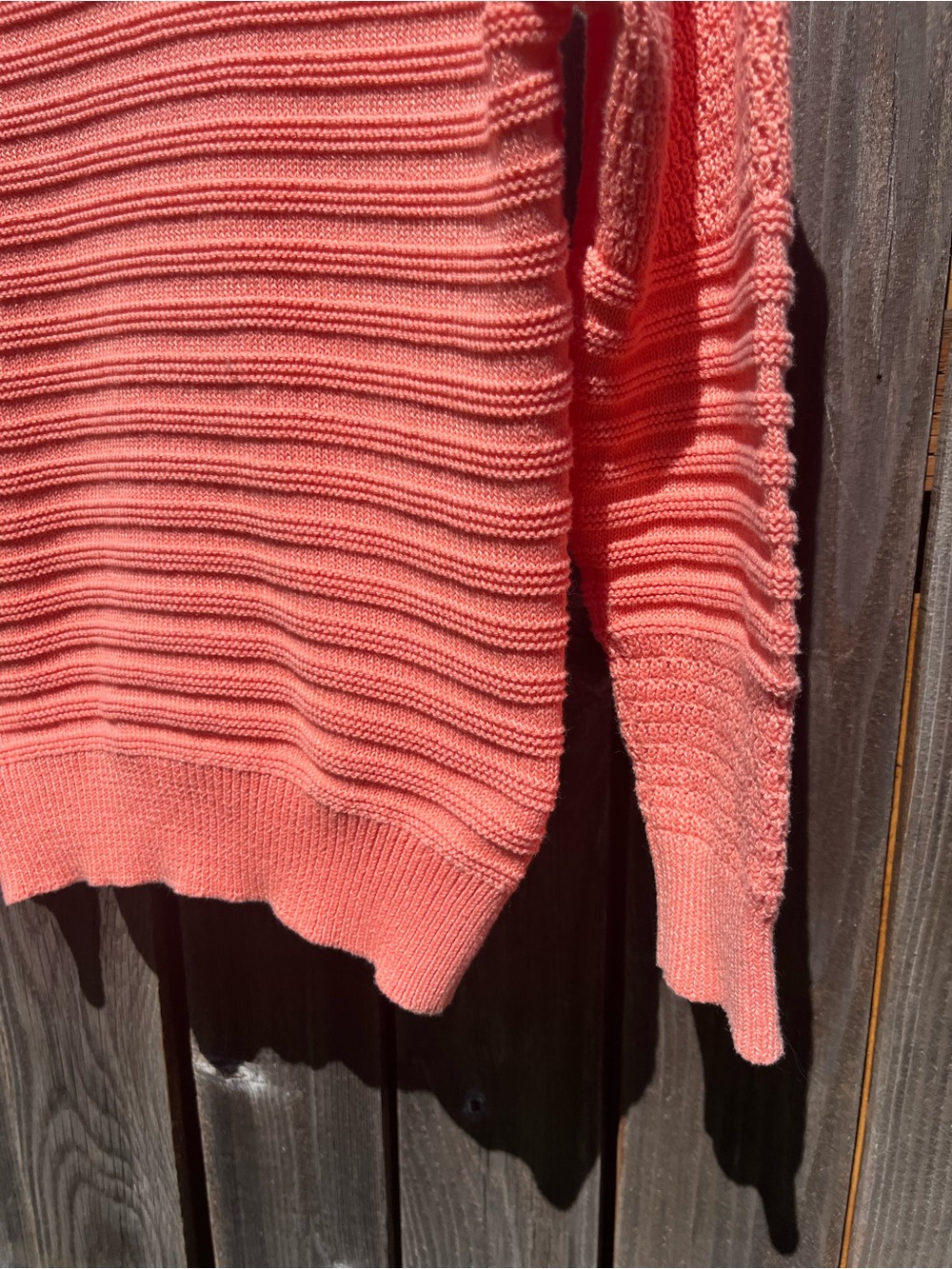 Time and Tru Coral Crewneck Sweater size medium - Picture 8 of 12